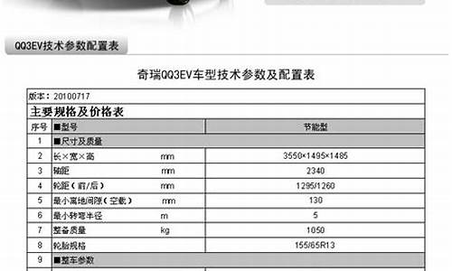 奇瑞电动汽车价格表十万左右推荐_奇瑞电动