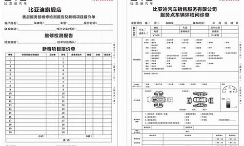 汽车报价单_汽车报价单模板